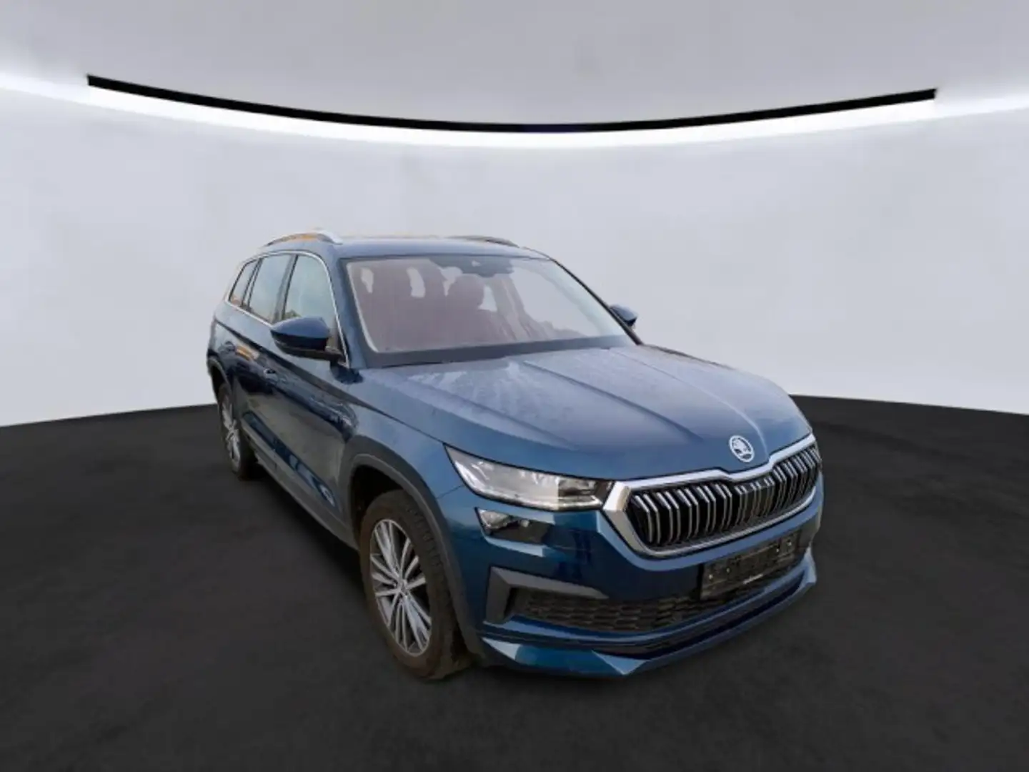 Skoda Kodiaq L&K 2.0 TDI DSG 4x4 STDHZ+AHK+LEDER+ACC Klima Blau - 2