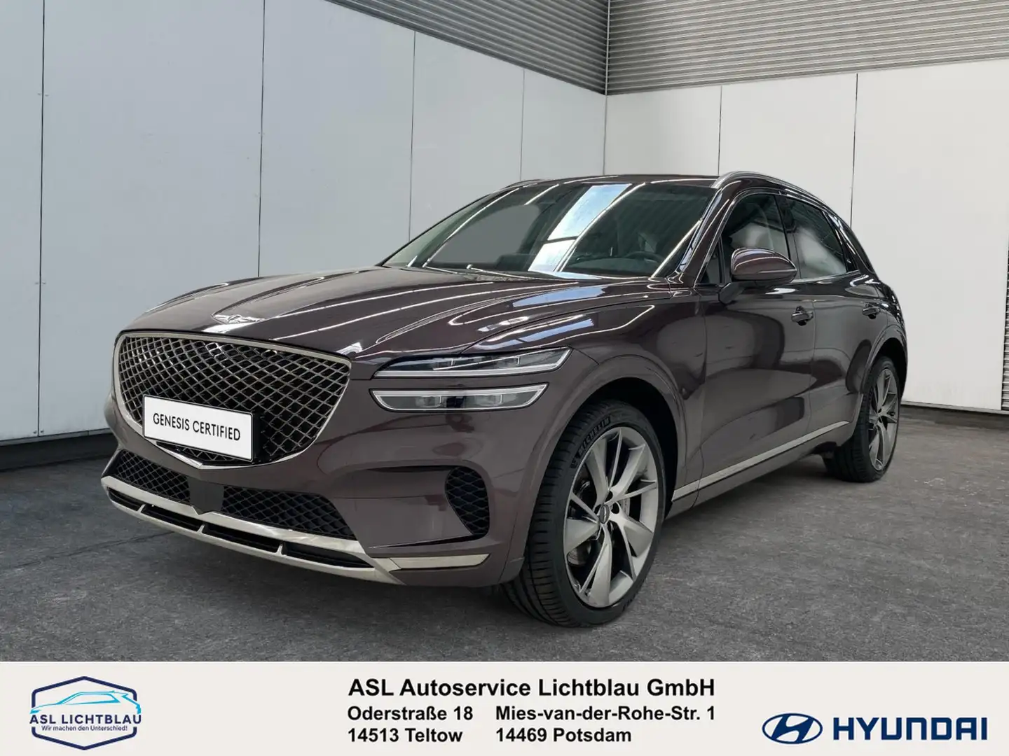 Genesis GV70 2.5 T Luxury AWD Sunroof 2.5 Burdeos - 1