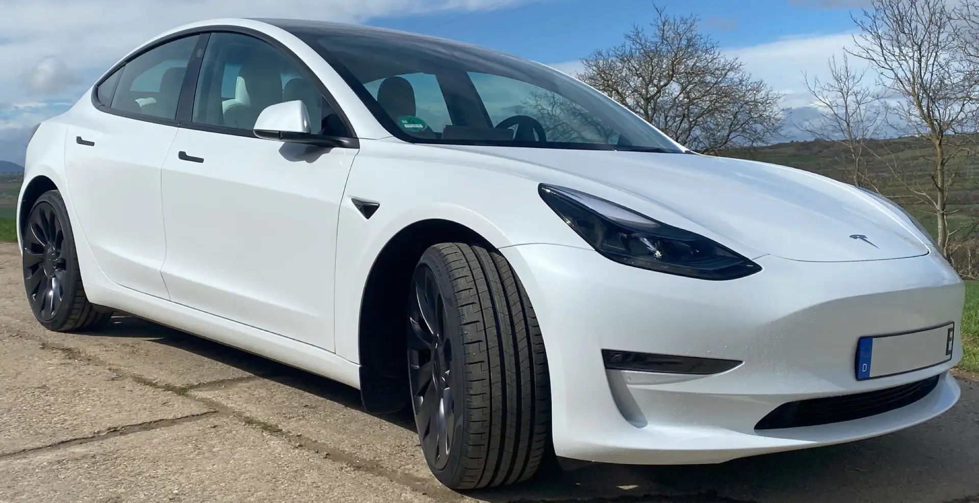 Tesla Model 3 Performance Allradantrieb Dual Motor Weiß - 1