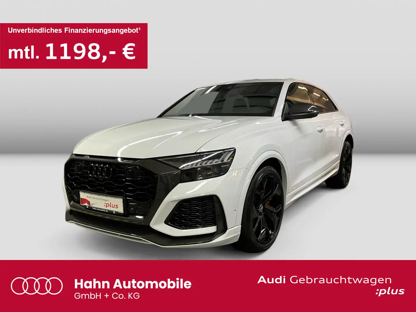 Audi RS Q8 TFSI quattro AHK ACC Matrix B&O HUD Sitzb Weiß - 1