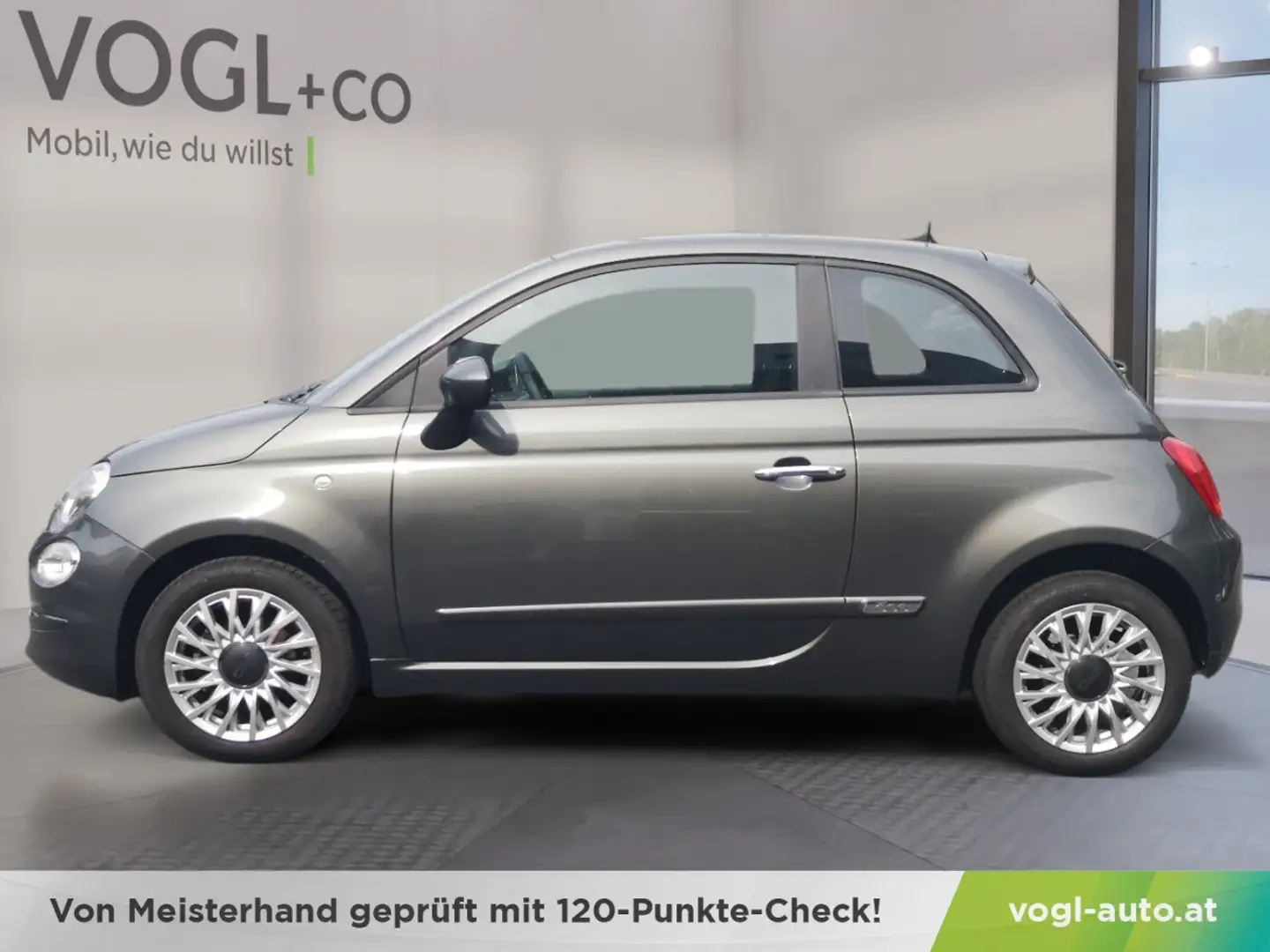 Fiat 500 Lounge FireFly Hybrid 70 PS Grau - 2