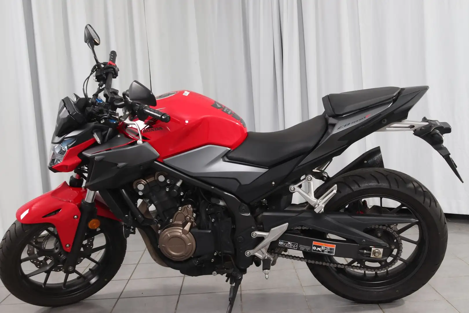Honda CB 500 FA ABS MIVV Endschalldämpfer Rosso - 1