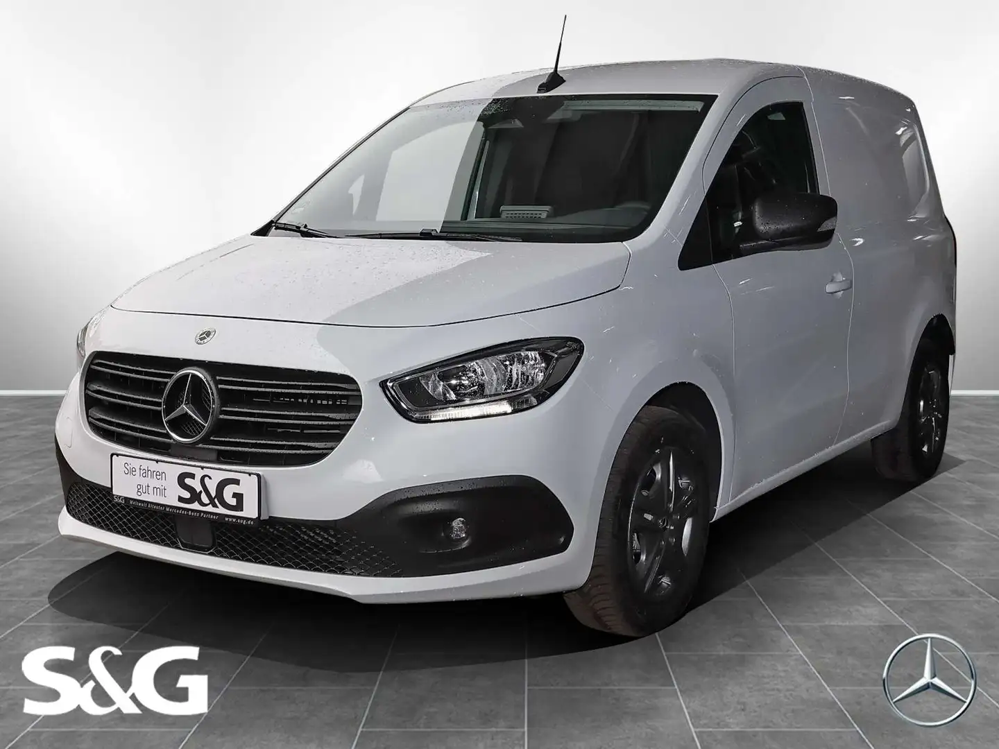 Mercedes-Benz Citan 110 CDI PRO MBUX+RüKam+Totwinkel+Holzfußb. Weiß - 1