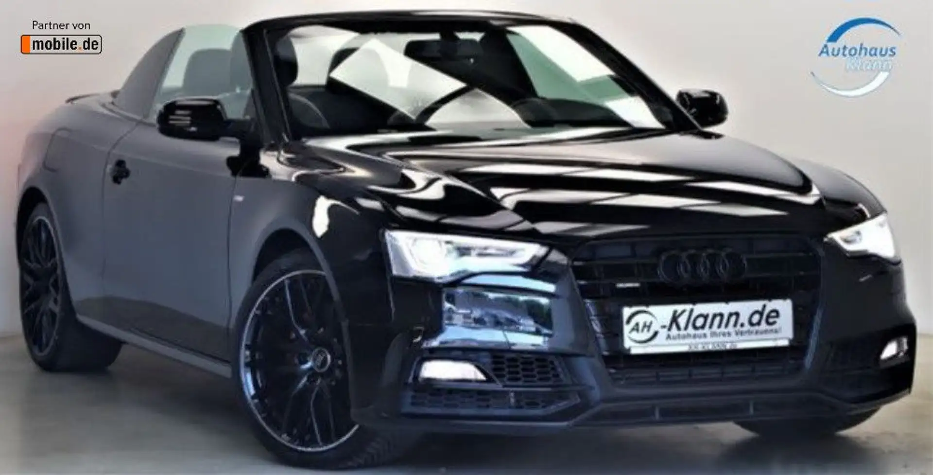 Audi A5 Cabriolet 3.0TDI 218PS quattro S Line Navi Schwarz - 2