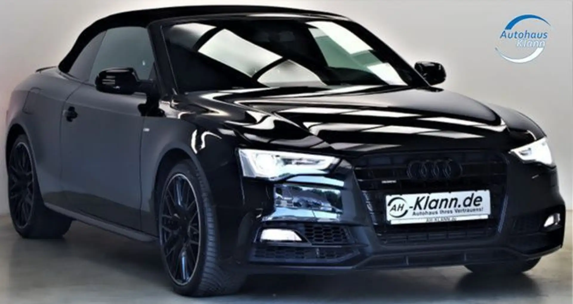 Audi A5 Cabriolet 3.0TDI 218PS quattro S Line Navi Schwarz - 1
