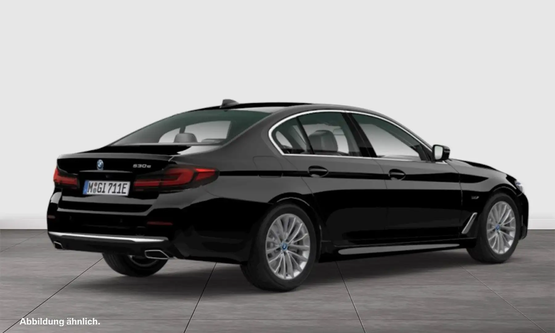 BMW 530 e Luxury Line HUD ACC RFK NAVI LED Laser LM Schwarz - 2