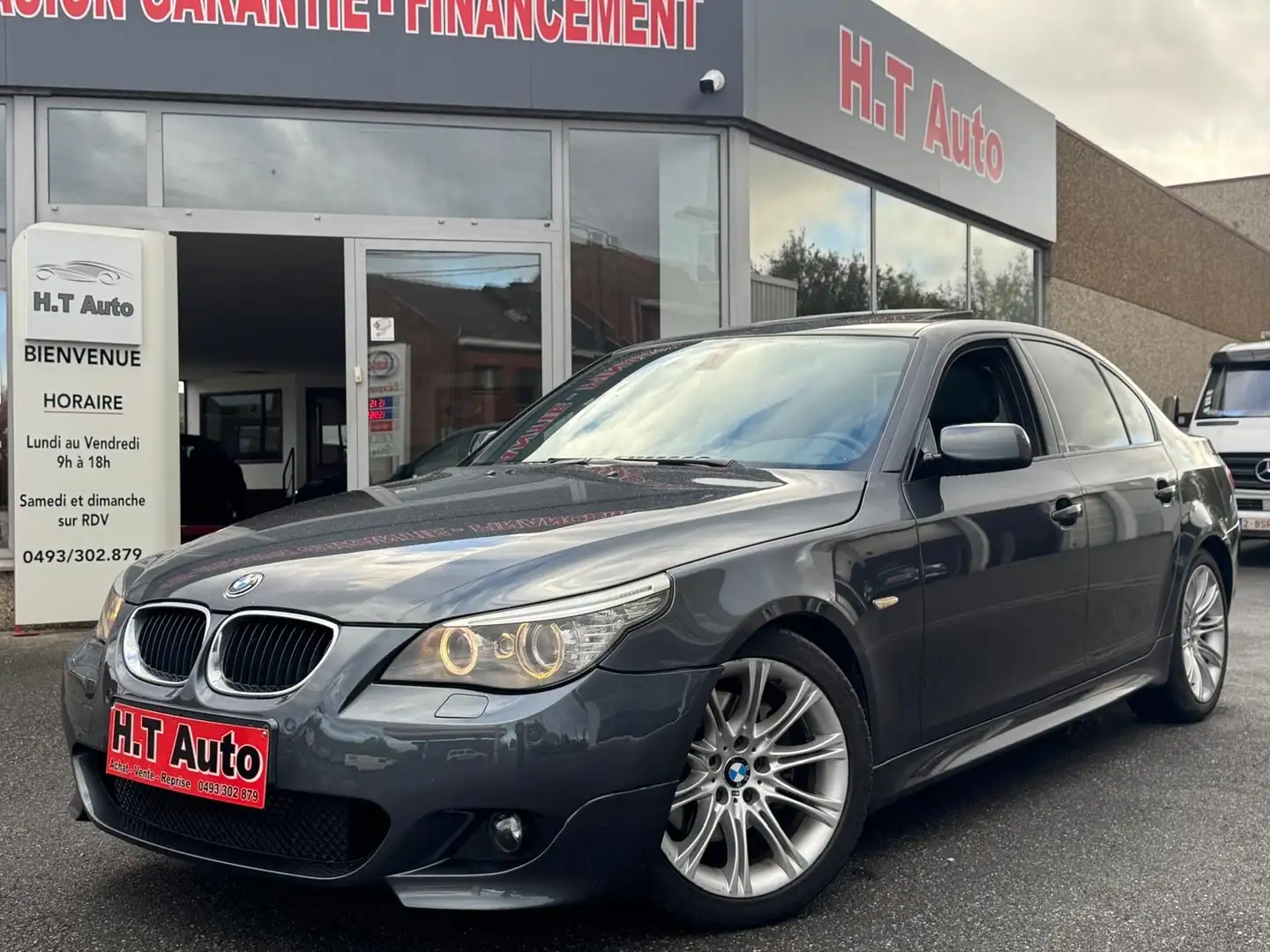BMW 520 D/Pack M/Etat neuf!/Garantie 1 an/Toit ouvrant Grau - 1