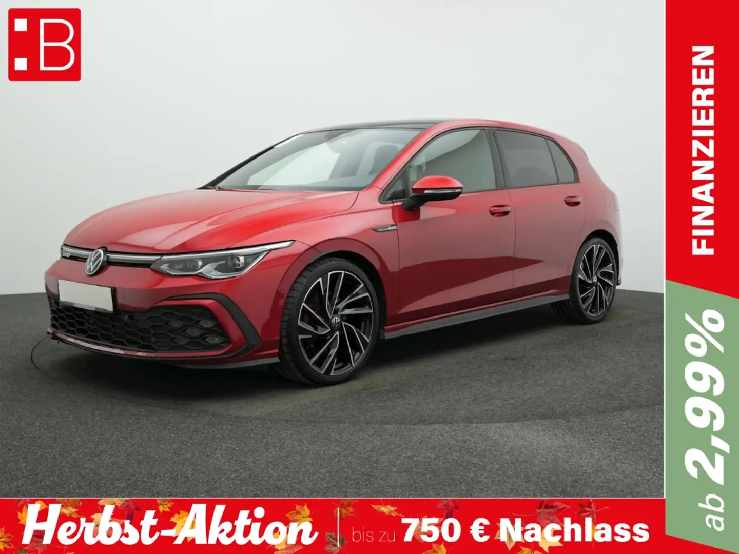 Volkswagen Golf 8 2.0 TDI DSG GTD PANO IQ.LIGHT KESSY KAMERA ADELA Rot - 1