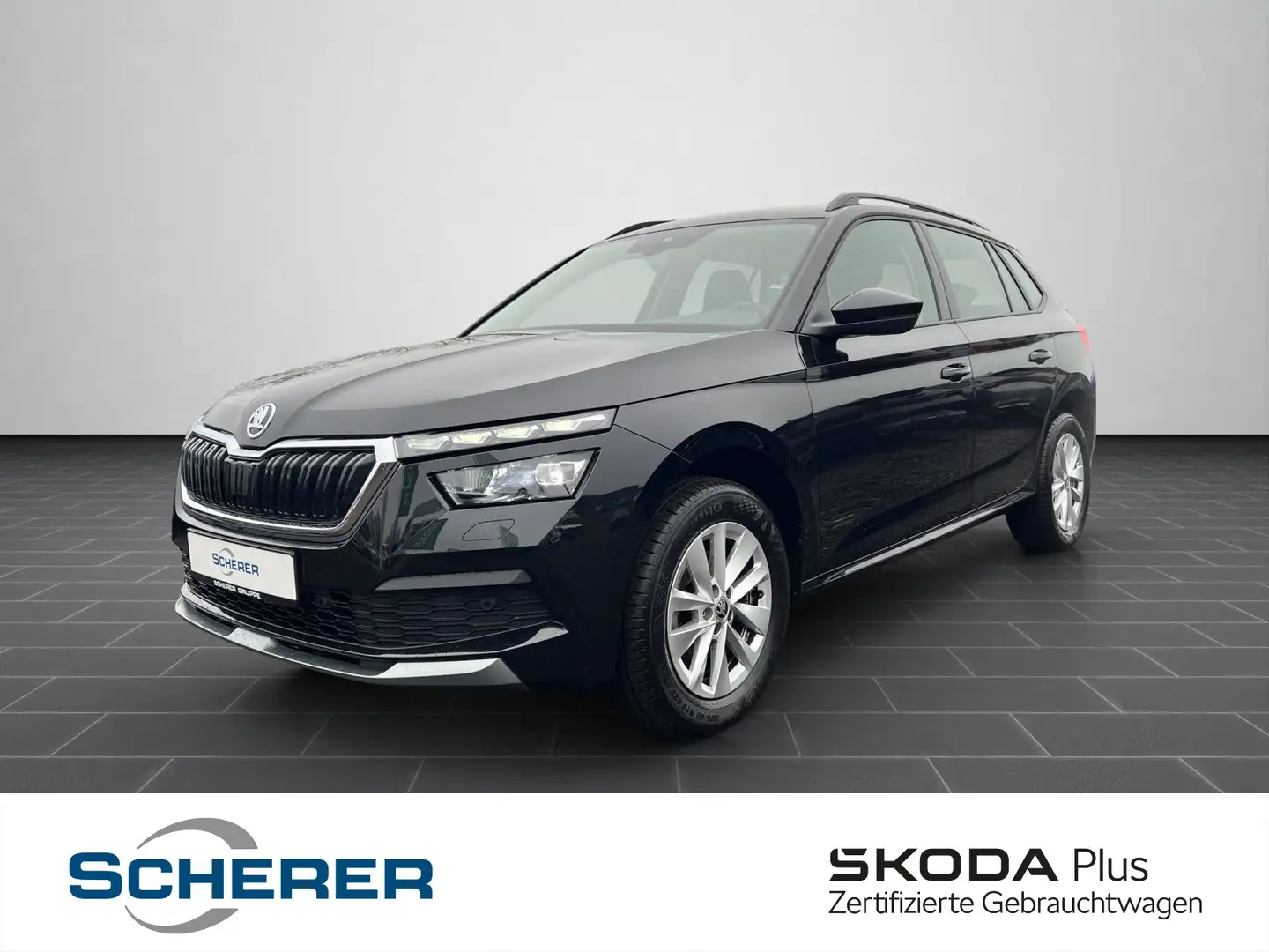 Skoda Kamiq Ambition 1.0 TSI LED SHZ CARPLAY PDC Schwarz - 1