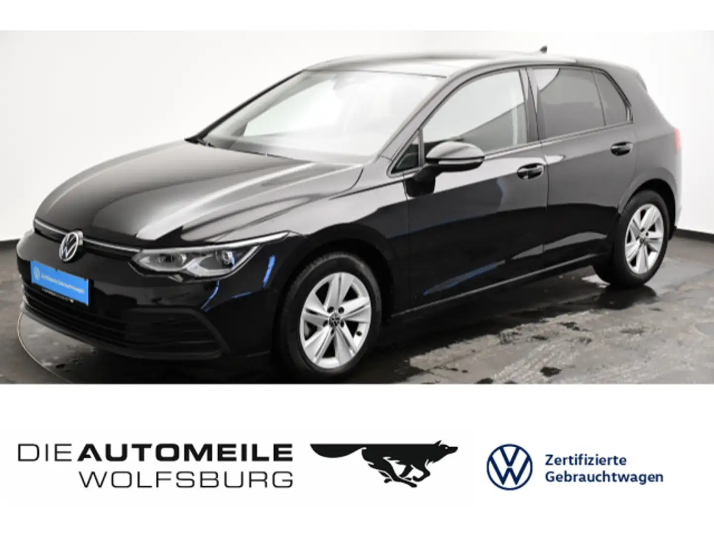 Volkswagen Golf 8 VIII 1.0 eTSI DSG Life ACC/Rückkam/Multil Schwarz - 1