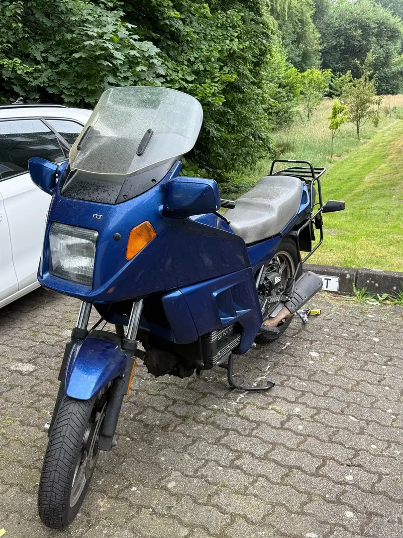 BMW K 75 Ehemalige Polizeimaschiene mit Koffer + Topcase. Blue - 2