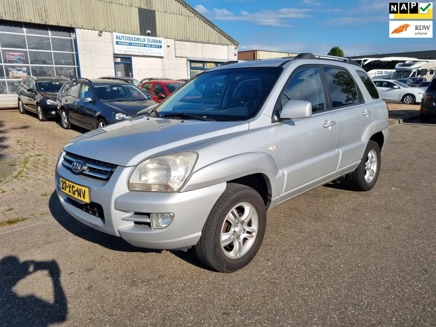 Kia Sportage 2.0 CVVT X-pression Clima! Bj:2007 NAP! Gris - 1
