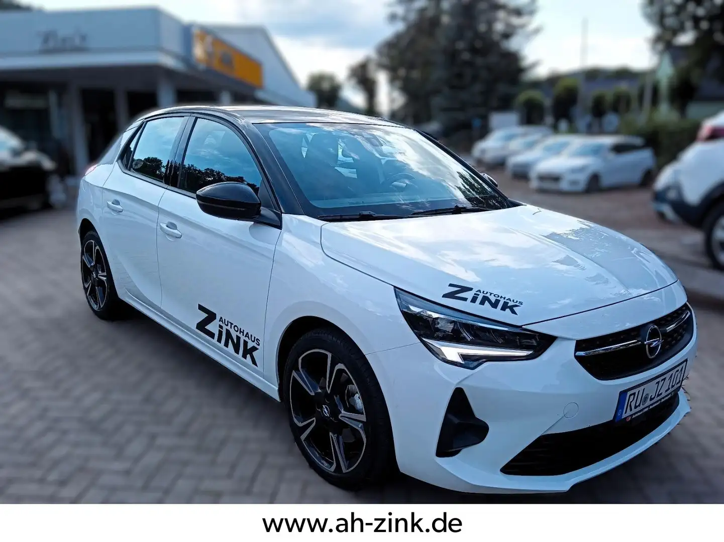 Opel Corsa F GS LED SHZ LHZ Kamera Blanc - 1