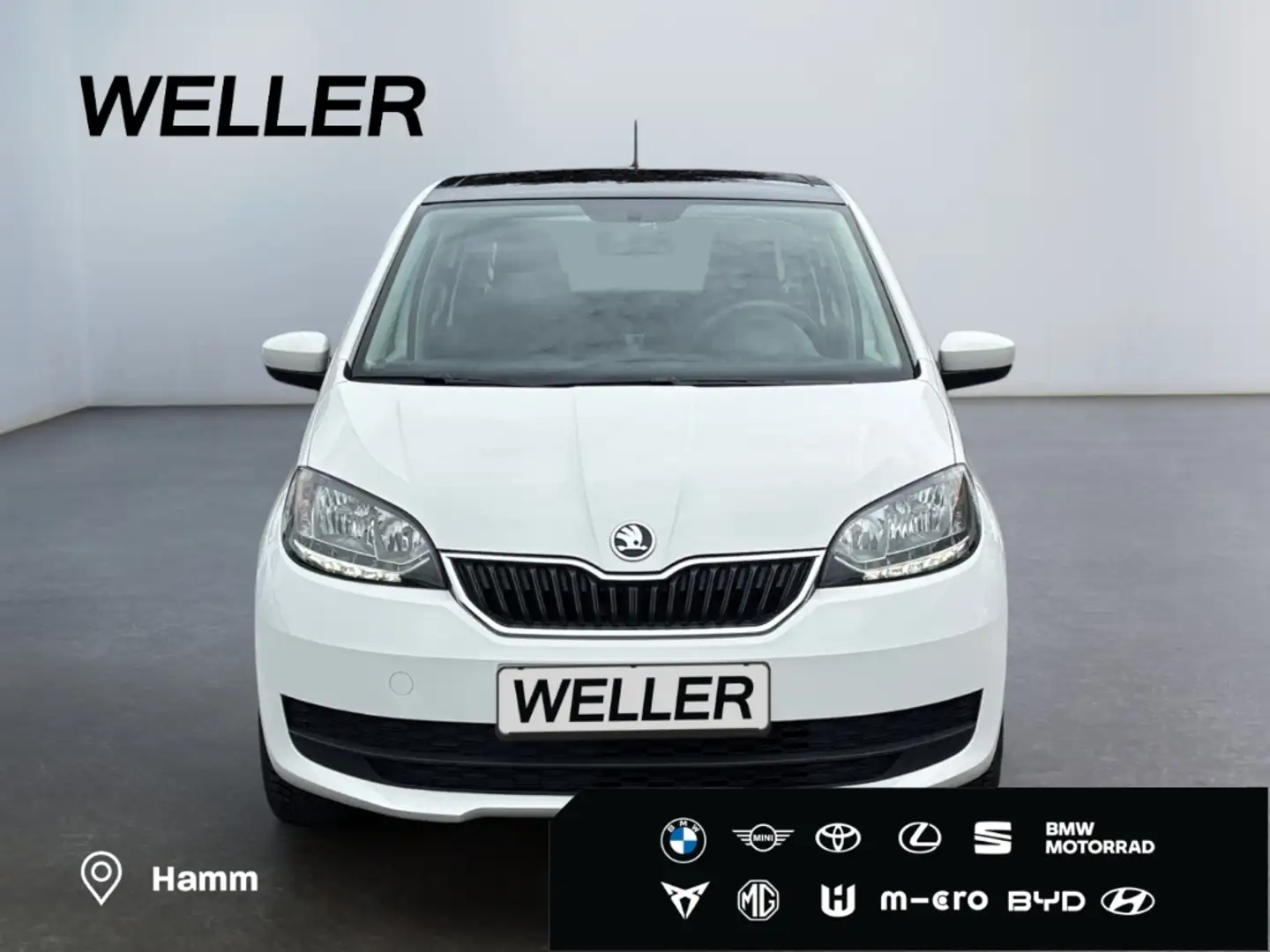 Skoda Citigo 1.0 Green tec Ambition *Schiebedach*Klima* Weiß - 2