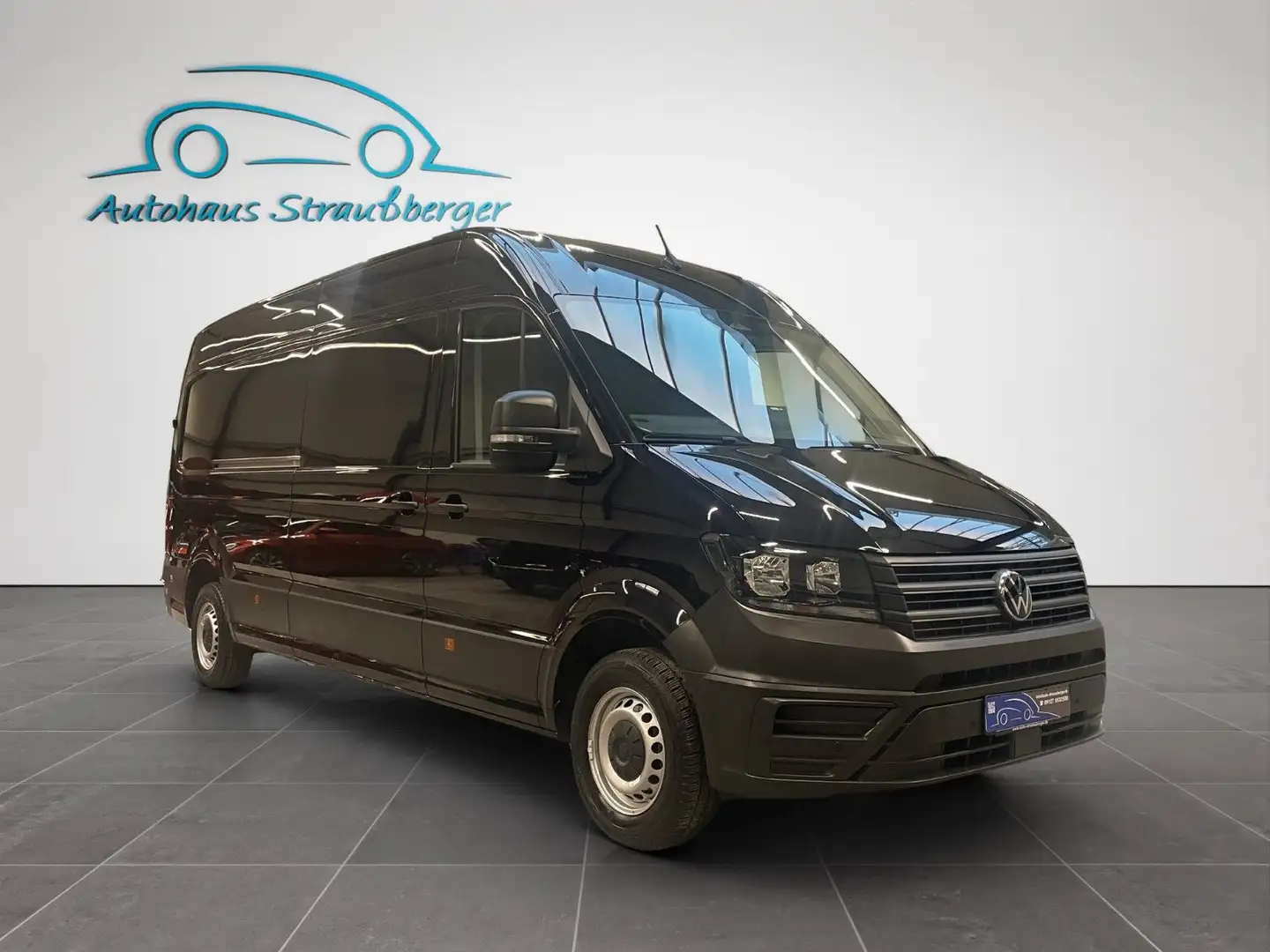 Volkswagen Crafter Kasten 35 lang Hochdach FWD Holzboden Schwarz - 2