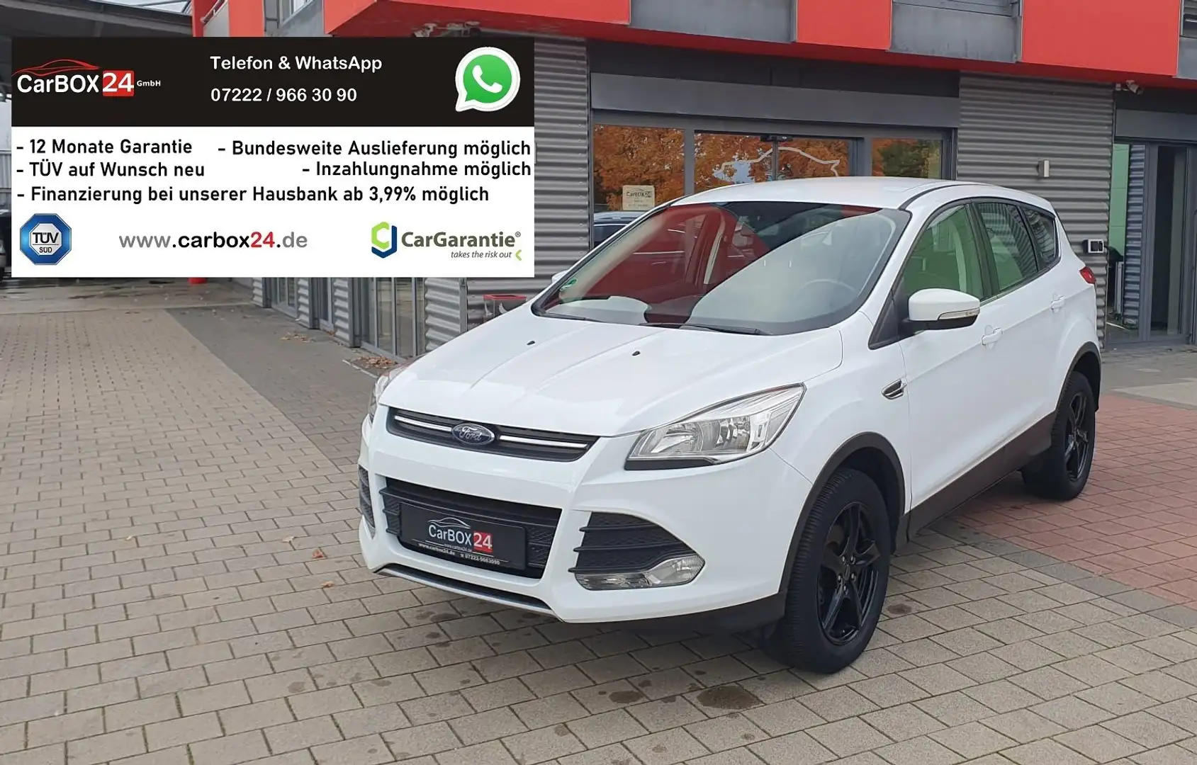 Ford Kuga Trend, AHK, TÜV+Service NEU Weiß - 1