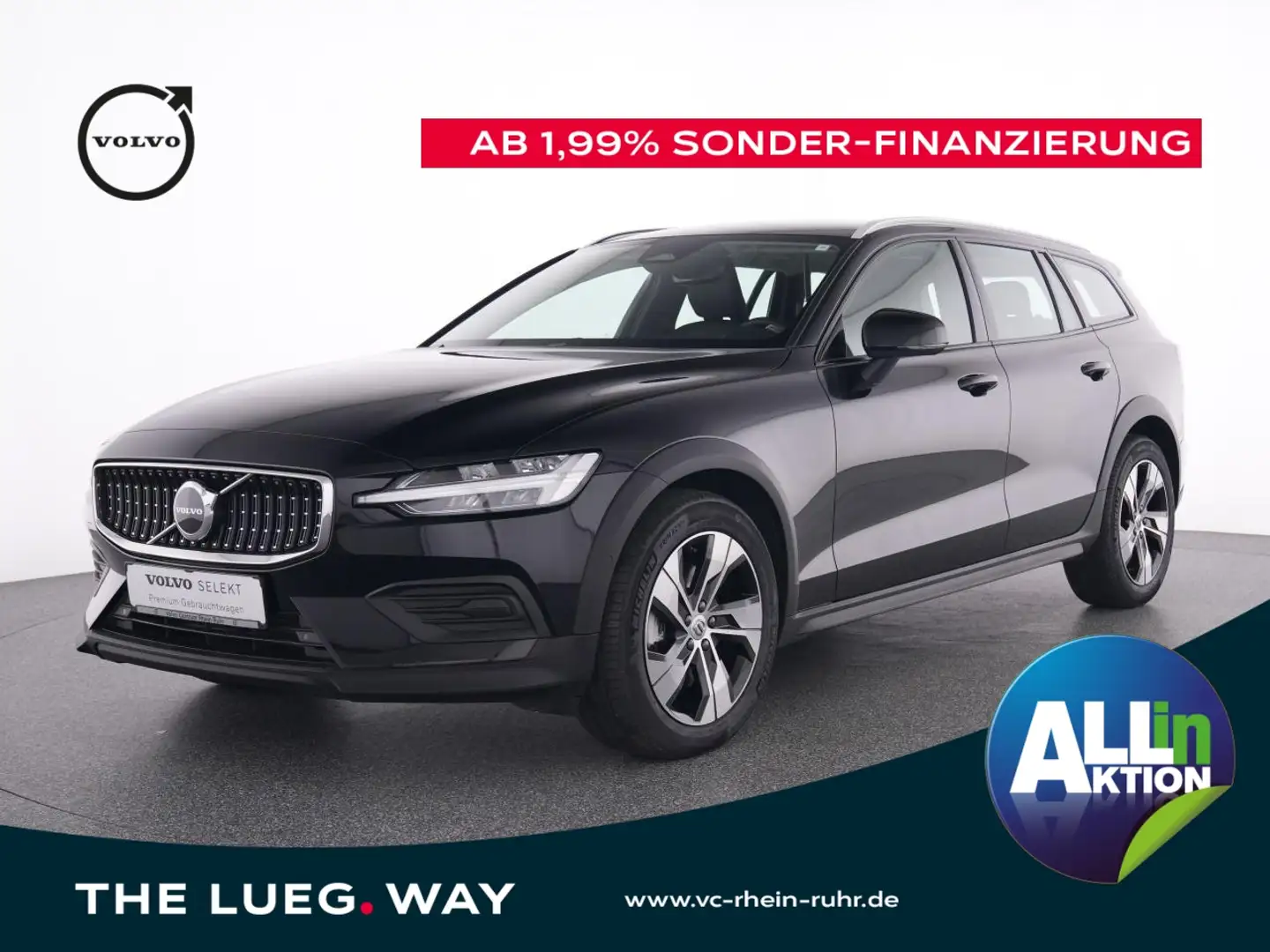 Volvo V60 Cross Country B4 D AWD Plus SKP-WP+NAVI+DAB Grau - 1