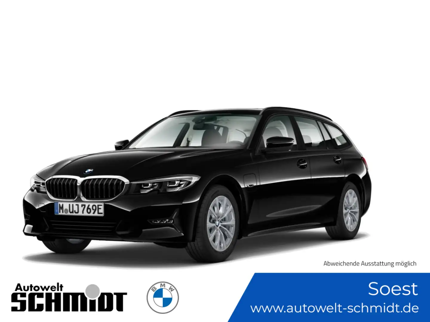 BMW 330 e Touring Aut. + 2Jahre-BPS.GARANTIE Schwarz - 1