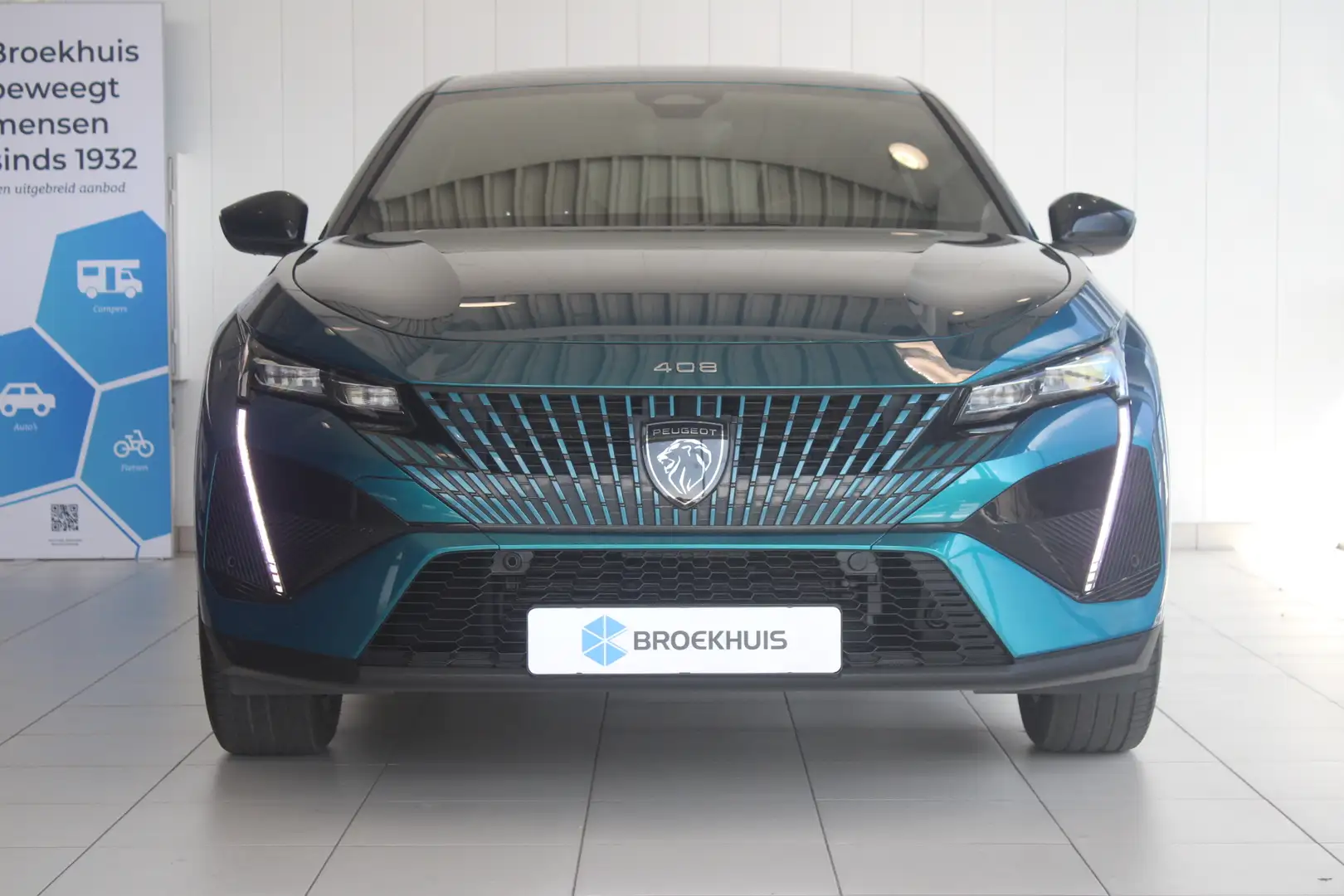 Peugeot 408 1.2 Turbo 130-PK EAT8 GT | MATRIX LED | ELEKTRISCH Modrá - 2