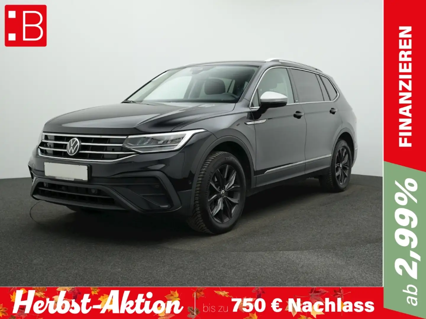 Volkswagen Tiguan Allspace 2.0 TSI DSG 4Mo. Move 7-S. PANORAMA KAMERA PARKLEN Schwarz - 1