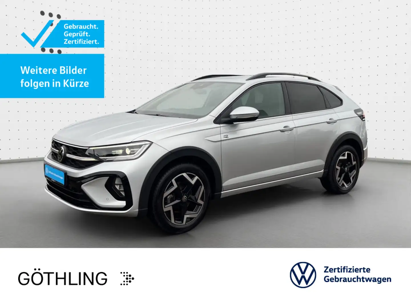 Volkswagen Taigo R-Line 1.0 TSI*NAVI*IQ-Drive*IQ-Light*SHZ* Silber - 1
