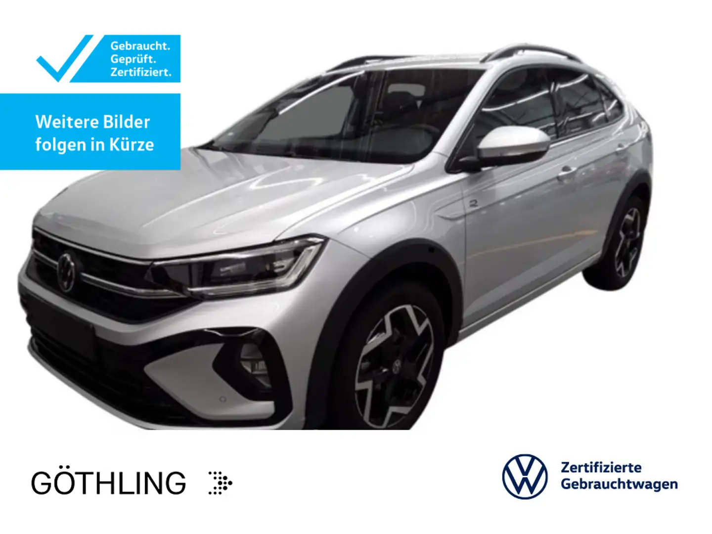 Volkswagen Taigo R-Line 1.0 TSI*NAVI*IQ-Drive*IQ-Light*SHZ* Zilver - 1