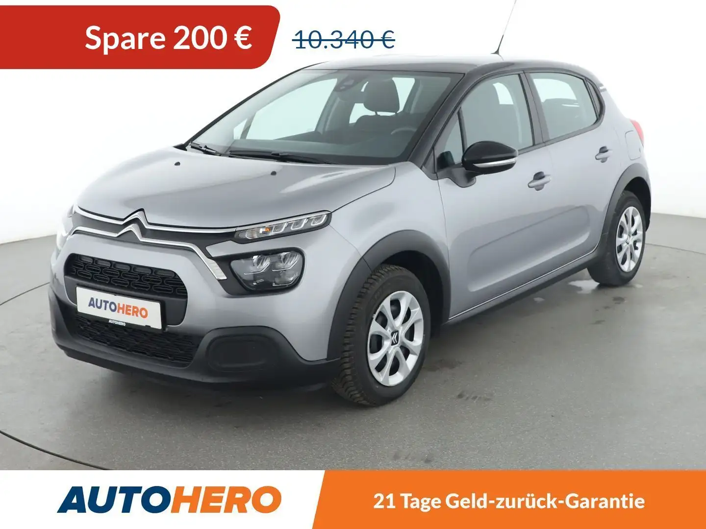 Citroen C3 1.2 PureTech Feel *EcoLED*PDC*TEMPO*SHZ* Grey - 1