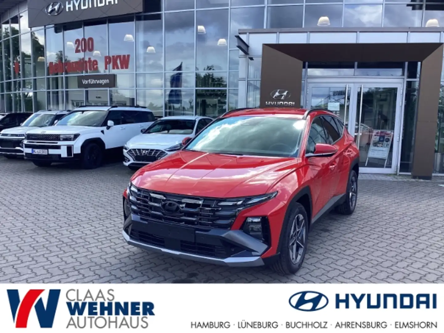 Hyundai TUCSON Trend Mild-Hybrid 160PS 2WD 1.6 T-GDI EU6e Rouge - 1