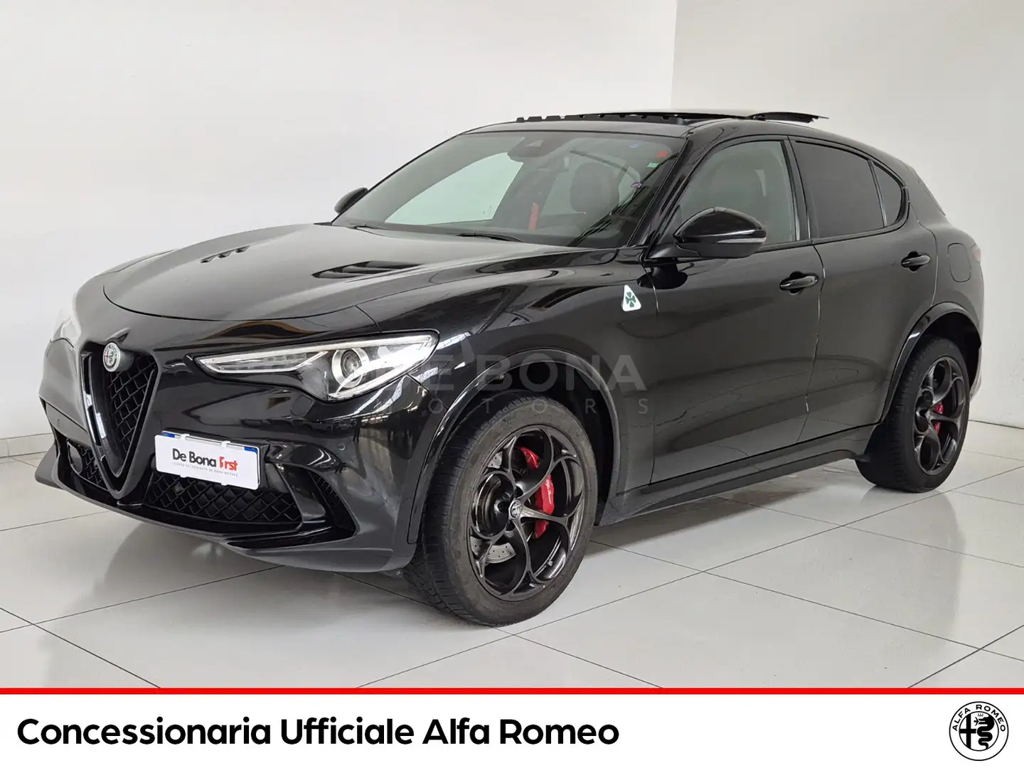 Alfa Romeo Stelvio 2.9 v6 quadrifoglio q4 510cv auto Nero - 1