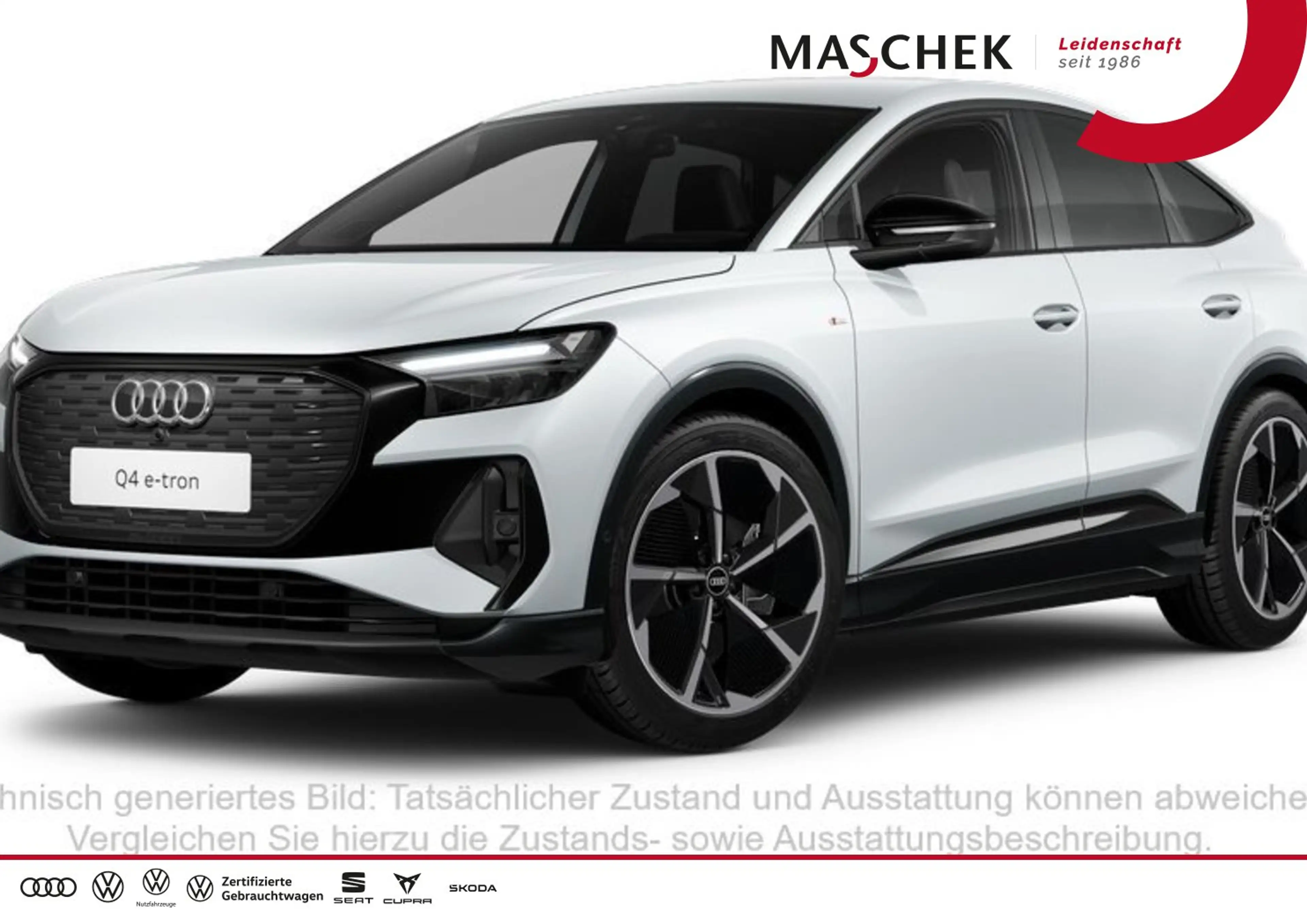 Audi Q4 e-tron Sportback 50 Q 2x S-Line ACC Naviplus Black LM21 K