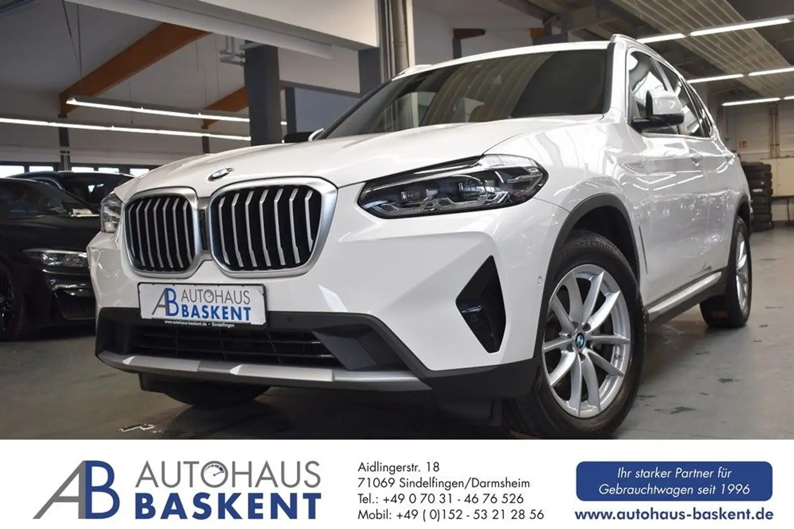 BMW X3 xDrive 20 d*LEDER*KAMERA*AHK*LEDER*SHZ*AHK White - 1
