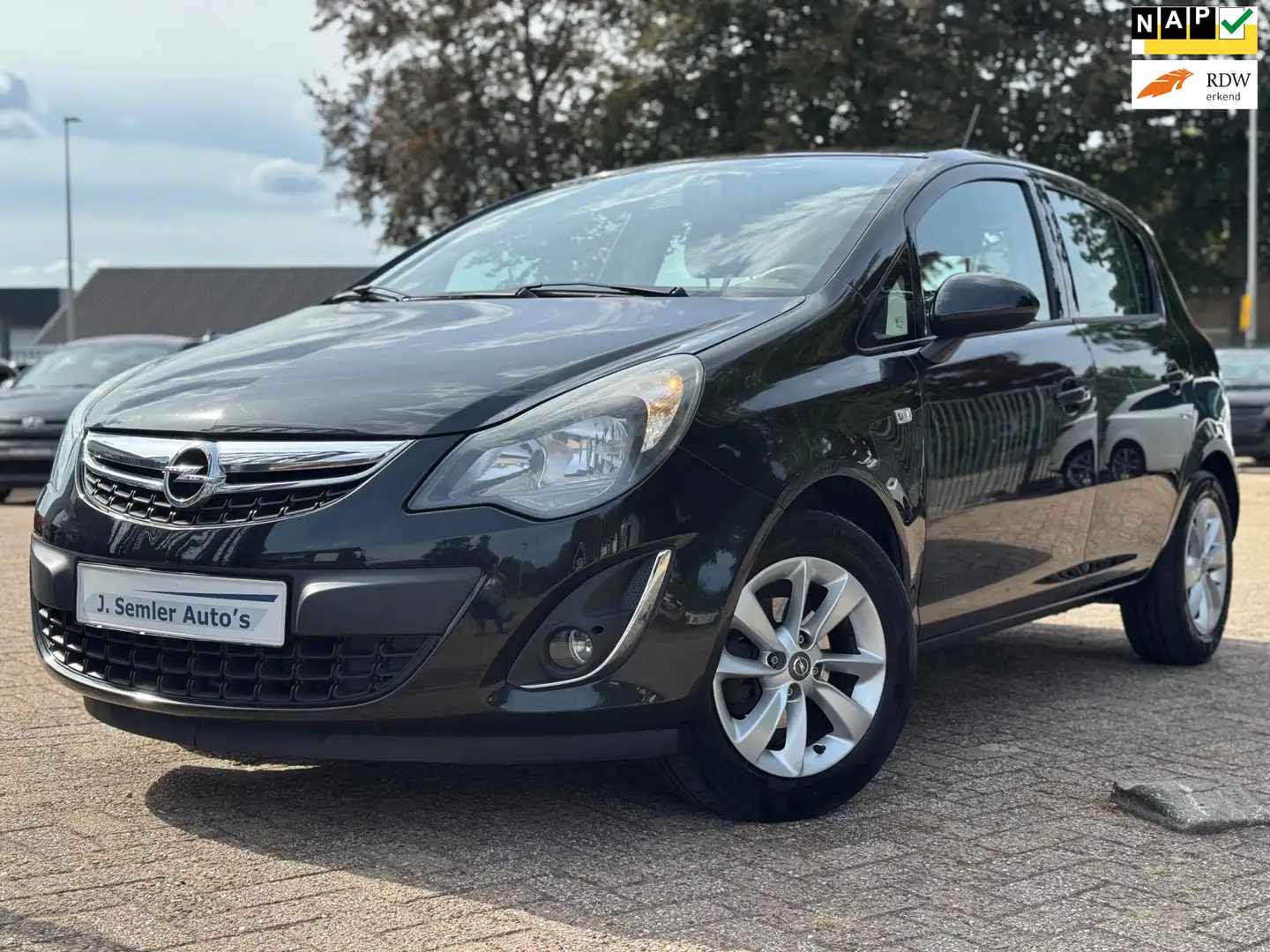 Opel Corsa 1.2-16V Cosmo AIRCO CRUISE CTRL HALF LEDER MF STUU Noir - 1