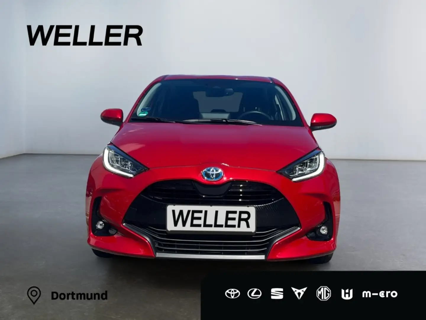 Toyota Yaris Hybrid 116 1.5 Team Deutschland *LED*SHZ*CAM*CarPl Rot - 2
