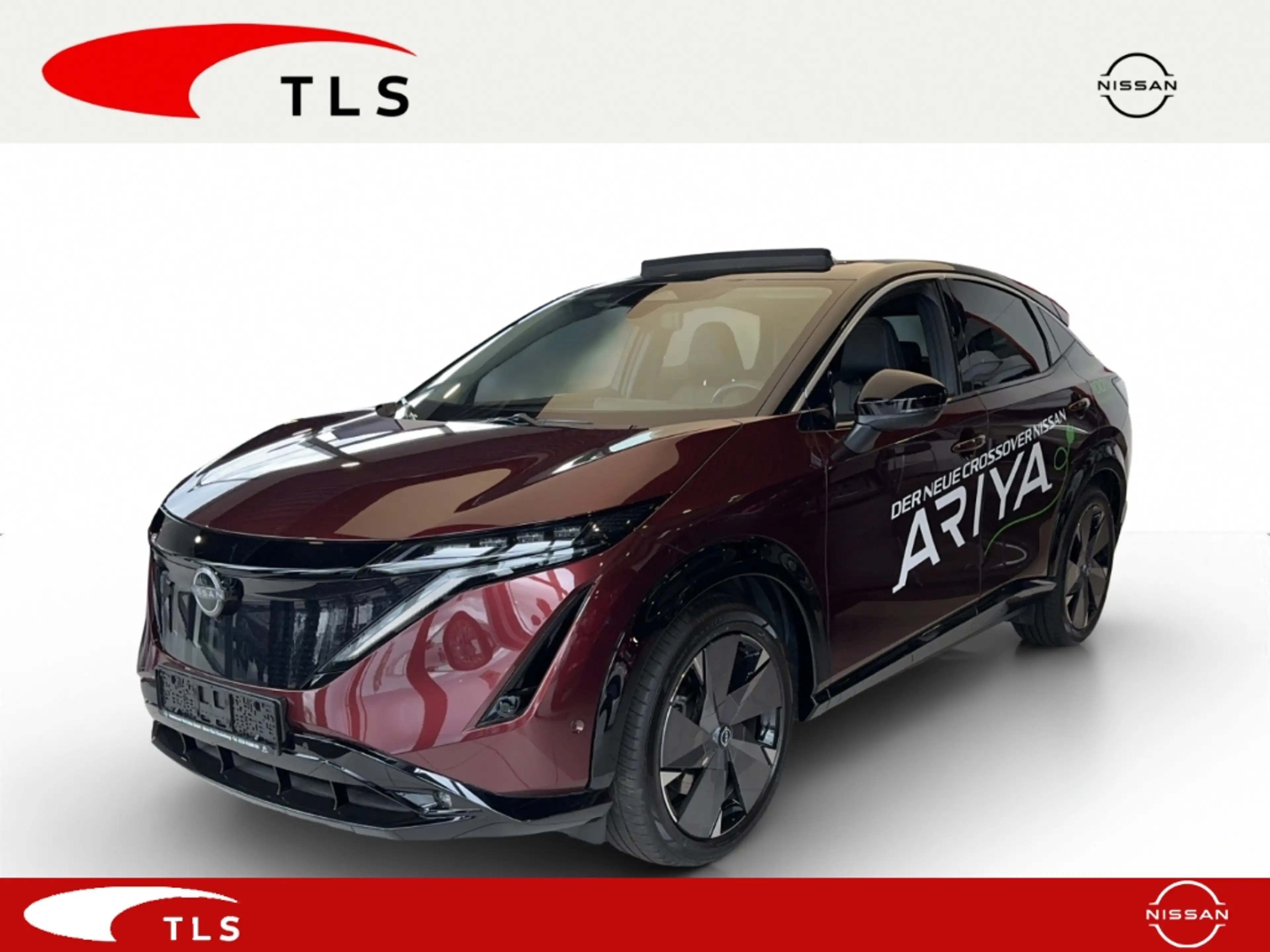 Nissan Ariya Evolve Pack HUD Panorama Navi Leder Memory Sitze S