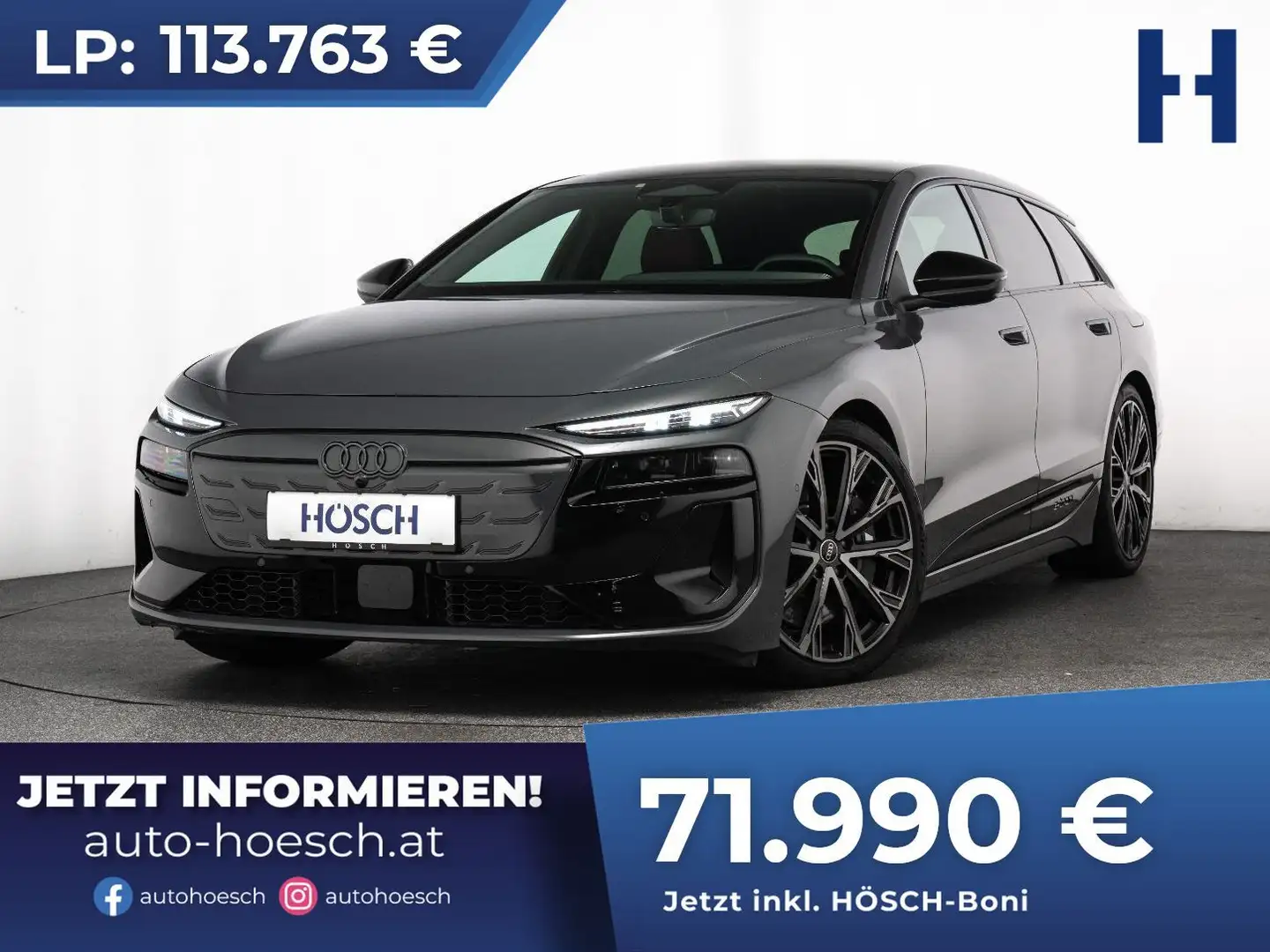 Audi S6 e-tron Avant quattro TECH PRO BLACK LEDER PANO 21" ++ Grau - 1