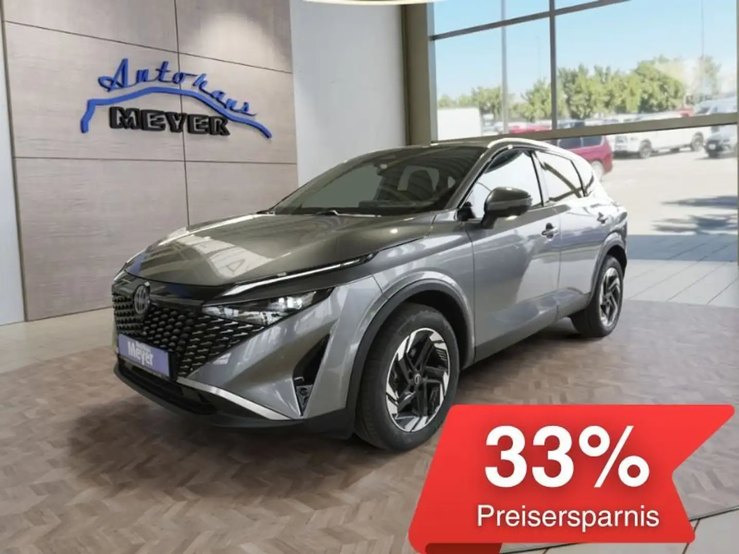 Nissan Qashqai 1,3 DIG-T Xtronic Navi/Head-Up/LED/el.Klappe ** Grijs - 1