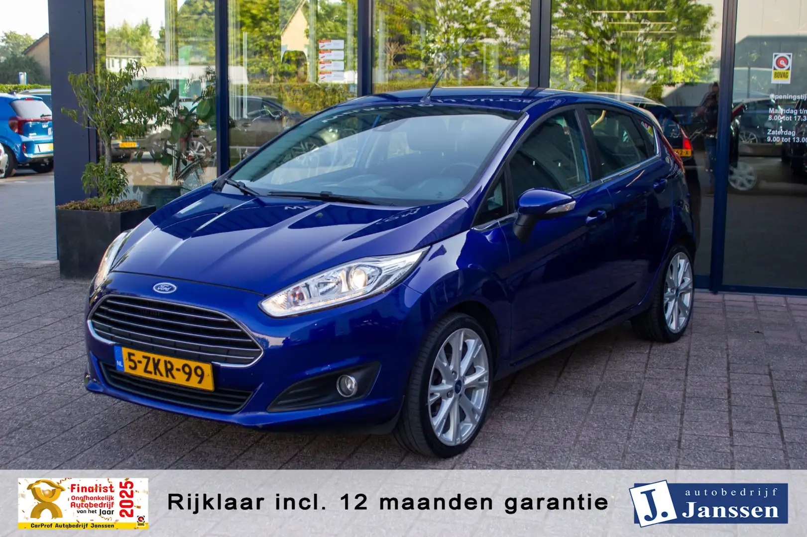 Ford Fiesta 1.0 EcoBoost Titanium |Prijs rijklaar incl 12 mnd Blauw - 1