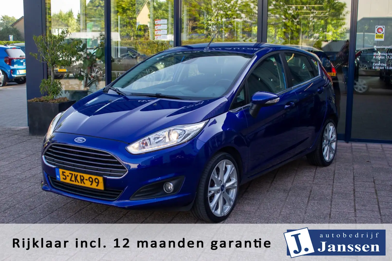 Ford Fiesta 1.0 EcoBoost Titanium |Prijs rijklaar incl 12 mnd Blauw - 1