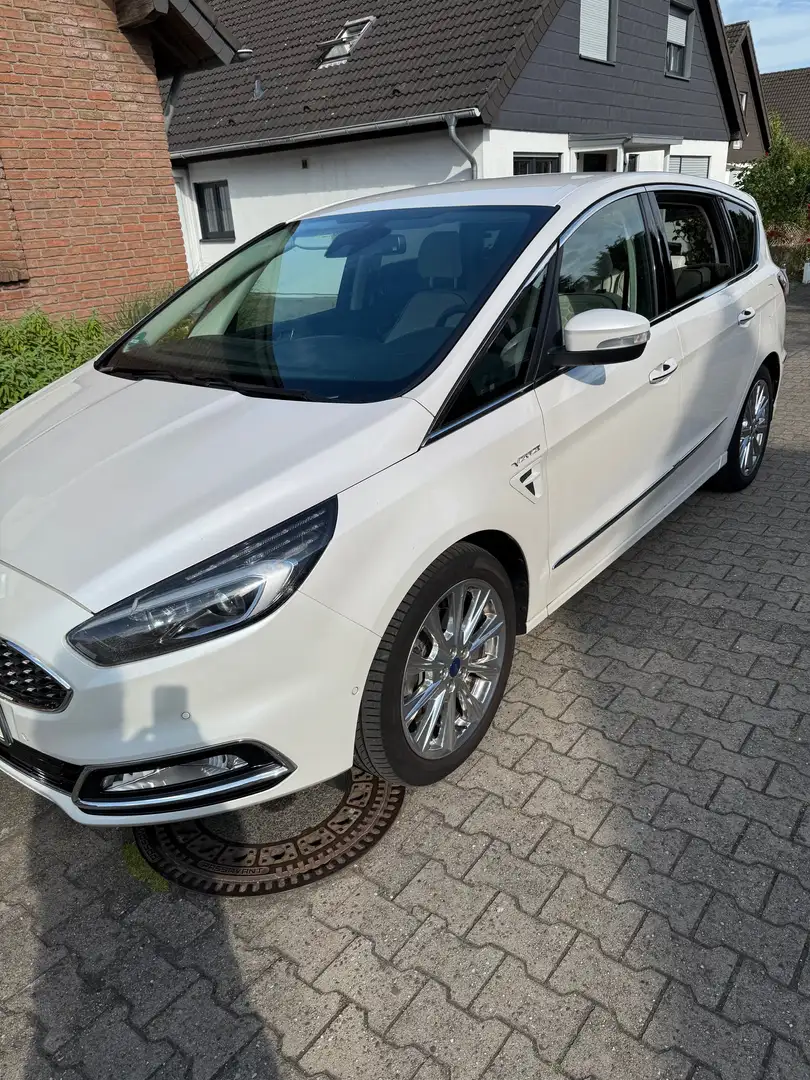 Ford S-Max S-Max 2.0 Eco Boost Aut. Start-Stopp Vignale Weiß - 1