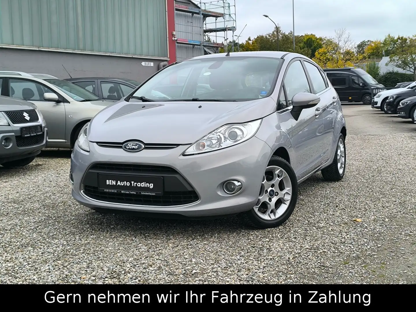 Ford Fiesta Titanium Klima°BT°EL.Fenster°PDC°Allwette Silber - 1