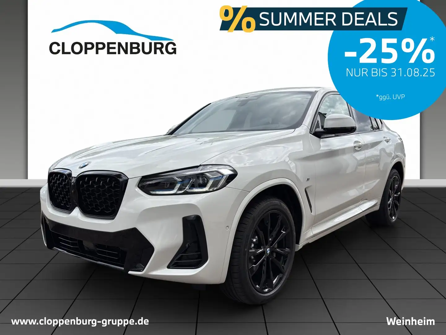 BMW X4 xDrive30d M Sportpaket Head-Up UPE: 89.680€ Blanc - 1