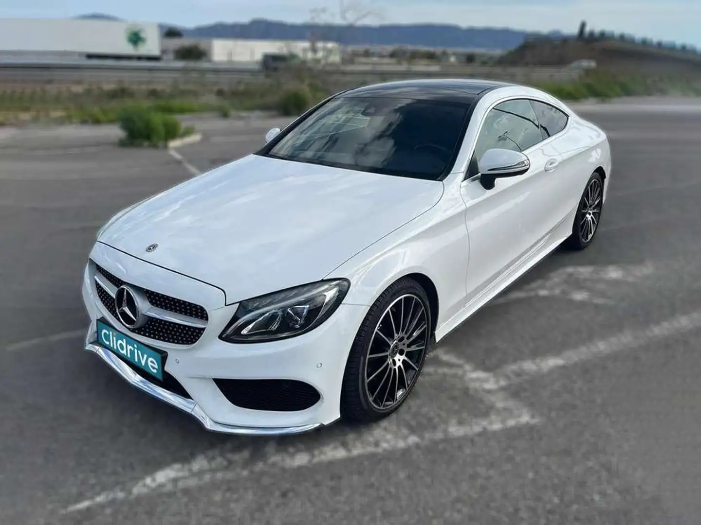 Mercedes-Benz C 220 Coupé d Blanc - 2
