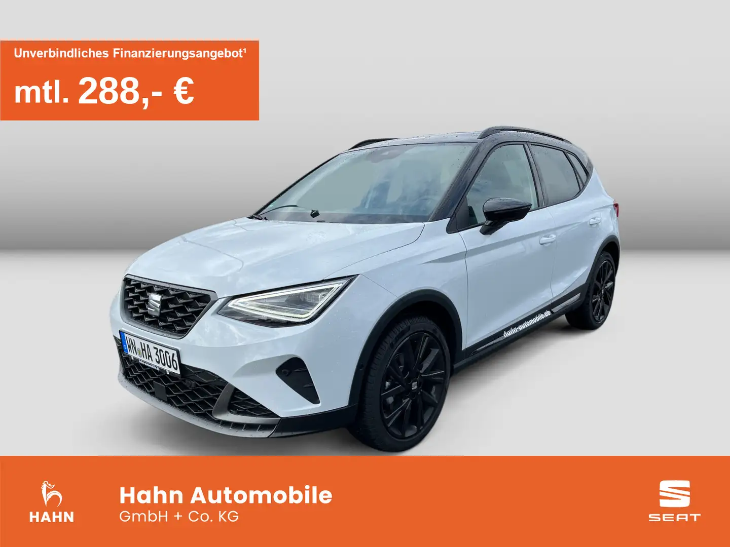 SEAT Arona FR Black Edition 115PS DSG AHK,NAV,Sitzh Weiß - 1
