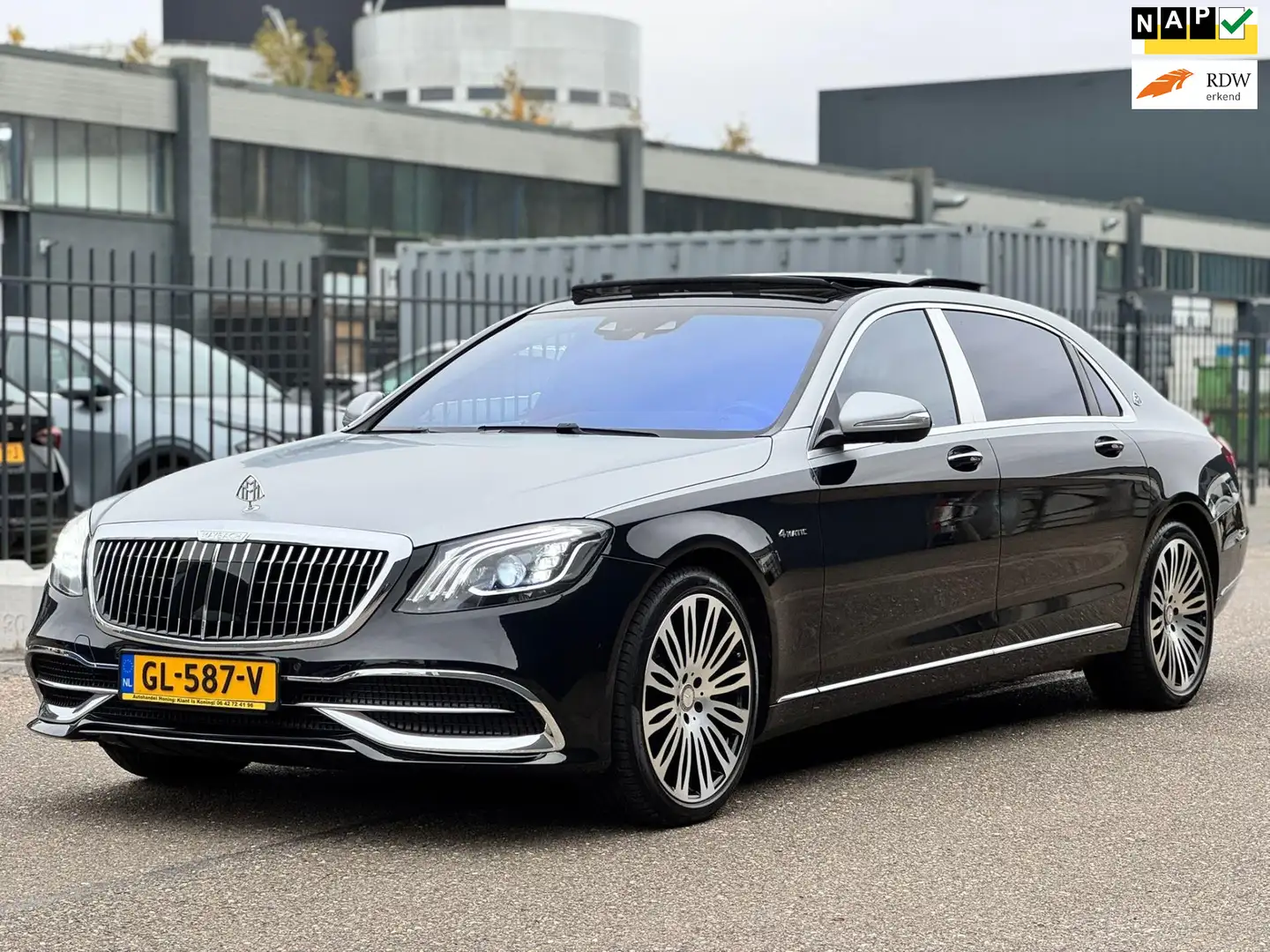 Mercedes-Benz Maybach S-Klasse 500 MAYBACH|4MATIC|STERRENHEMEL|4ZITS|KOELKAST Noir - 1