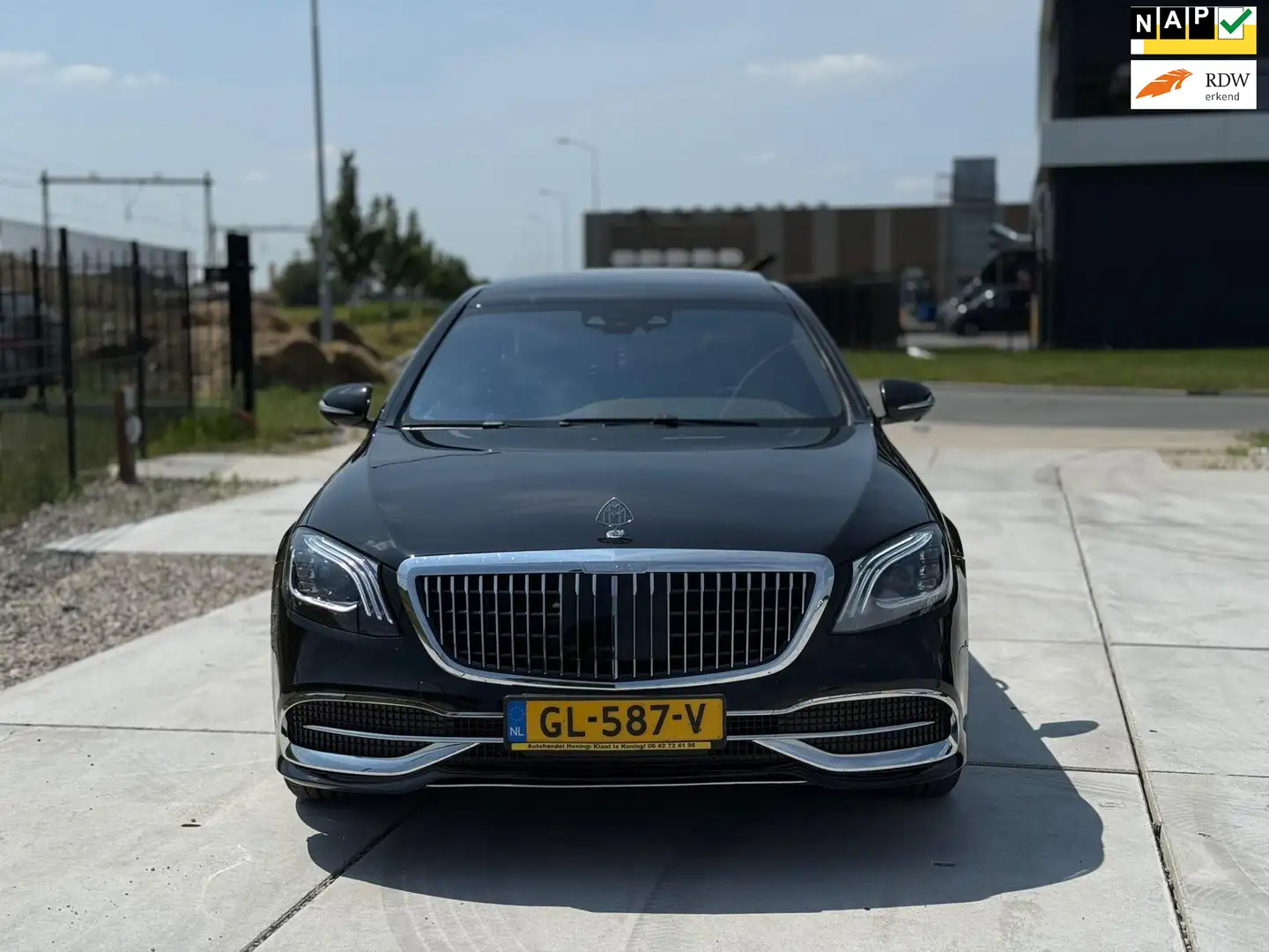 Mercedes-Benz Maybach S-Klasse 500 MAYBACH|4MATIC|STERRENHEMEL|4ZITS|KOELKAST Schwarz - 1