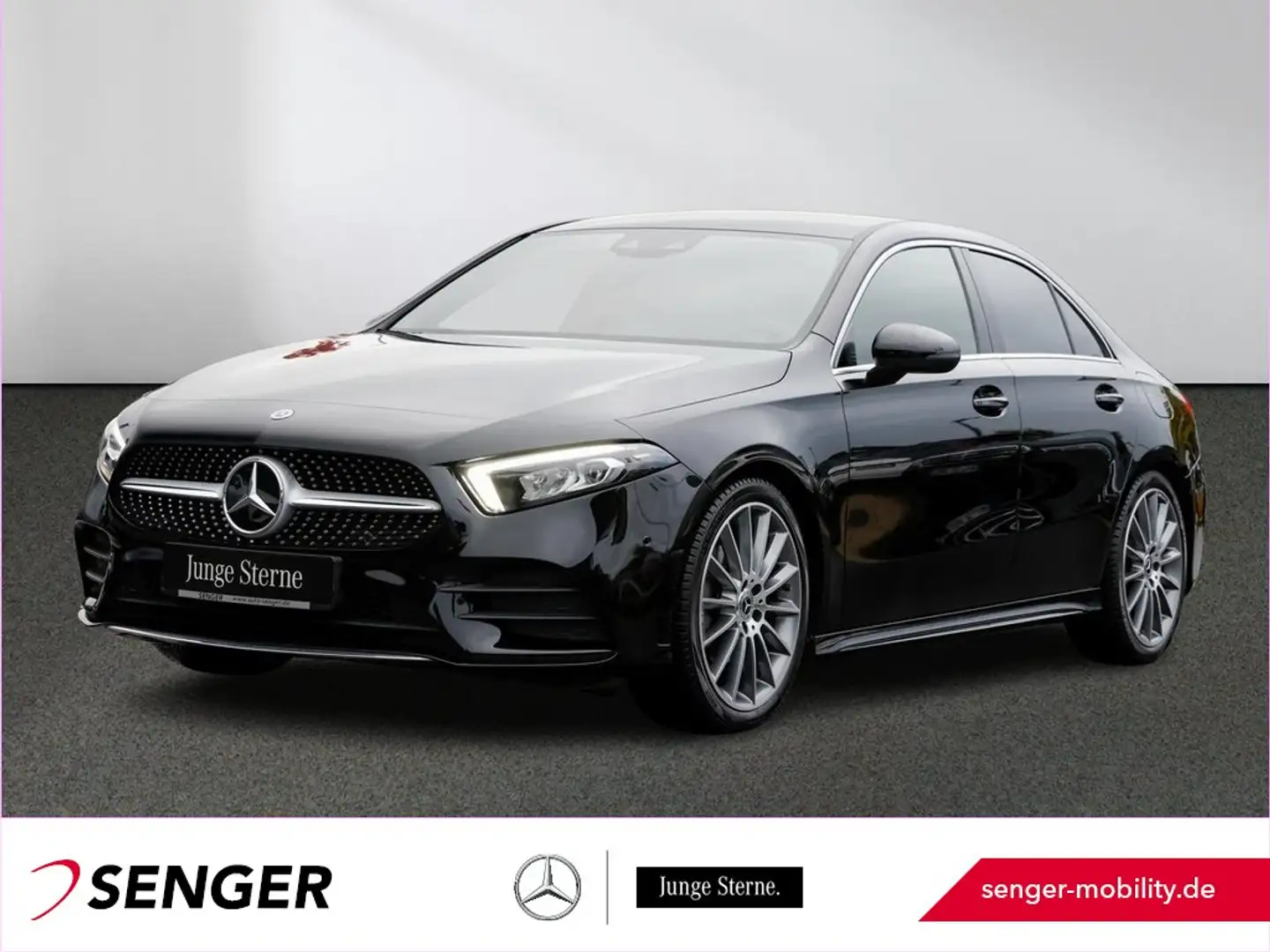 Mercedes-Benz A 200 Limo AMG Business-Paket Ambiente LED 19" Noir - 1