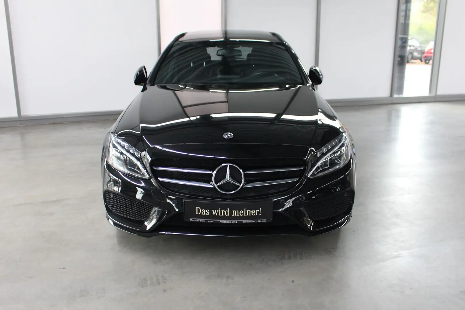 Mercedes-Benz C 200 d  AMG Panorama LED SHZ PTS AHK Negro - 2