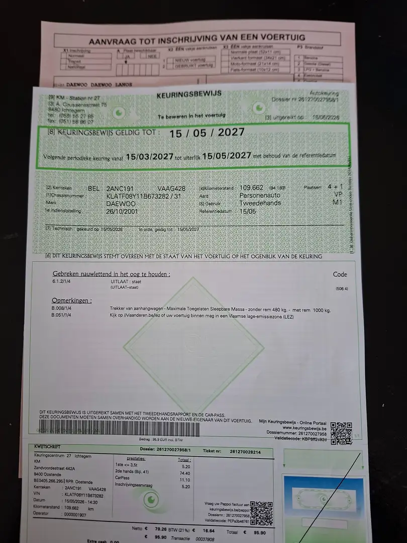 Daewoo Lanos 1.5i SX Airco Grau - 1