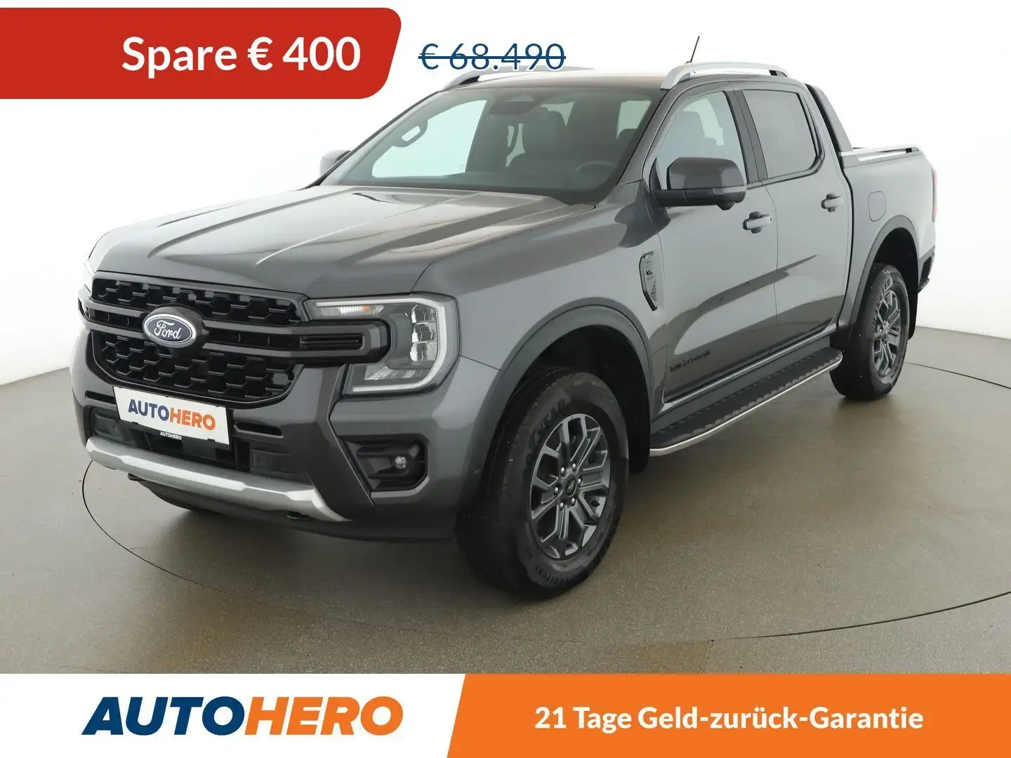 Ford Ranger 3.0 EcoBlue Wildtrak e-4WD Doppelkabine Aut. *ACC* Grau - 1