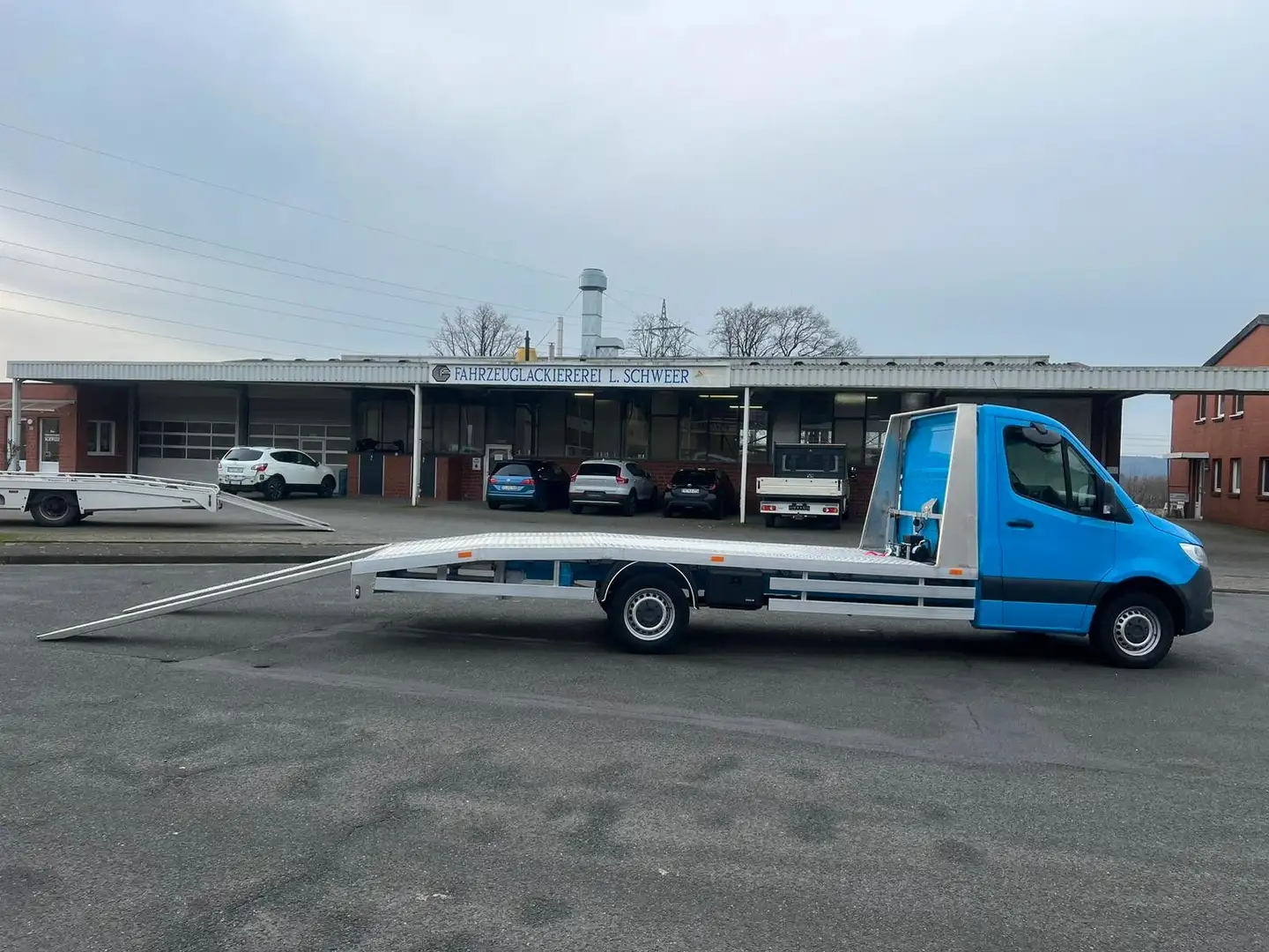 Mercedes-Benz Sprinter ABSCHLEPPWAGEN AUTOTRANSPORTER Blau - 1